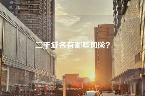 二手域名有哪些风险?