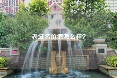 老域名价值怎么样?