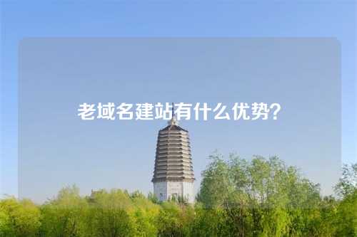 老域名建站有什么优势?