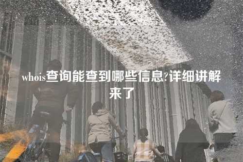 whois查询能查到哪些信息?详细讲解来了