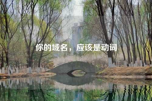 你的域名，应该是动词